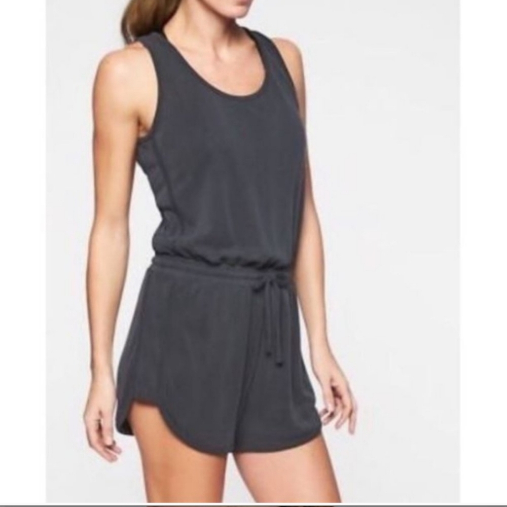 Athleta Serenity Romper in Black Medium